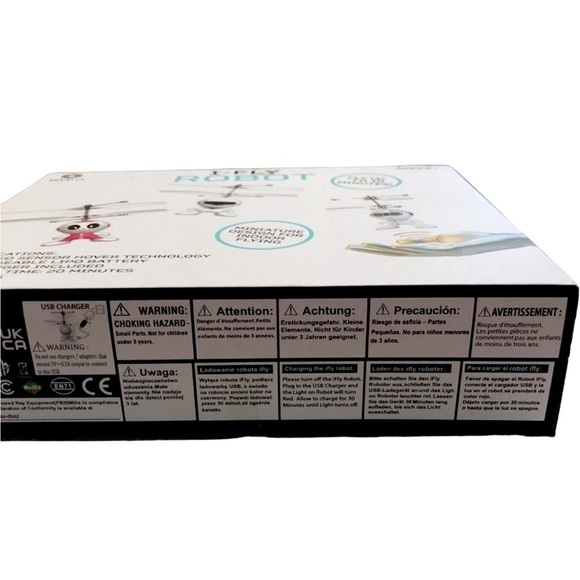 BRAHA I-Fly Robot Miniature Flying Helicopter White/Black/Pink ~ FACTORY SEALED - Picture 8 of 8